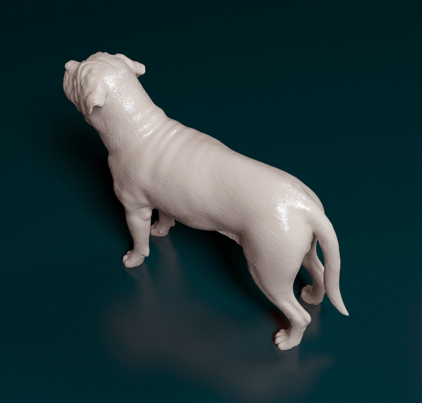 English mastiff artist resin - white resin ready to prep / paint ALL SCALES