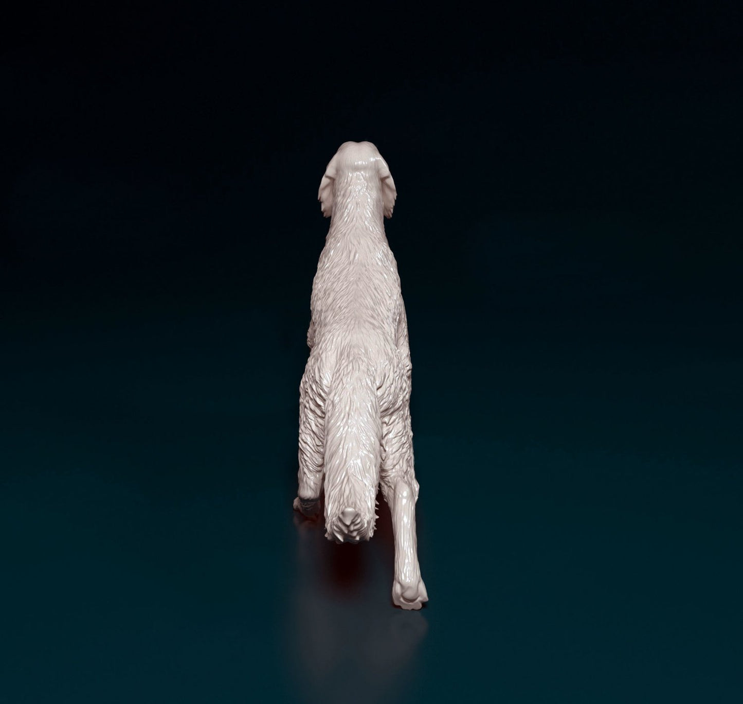 English setter hunting artist resin - white resin ready to prep / paint ALL SCALES