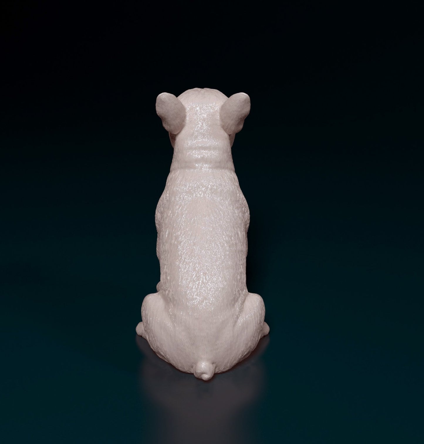 French bulldog artist resin - white resin ready to prep / paint ALL SCALES