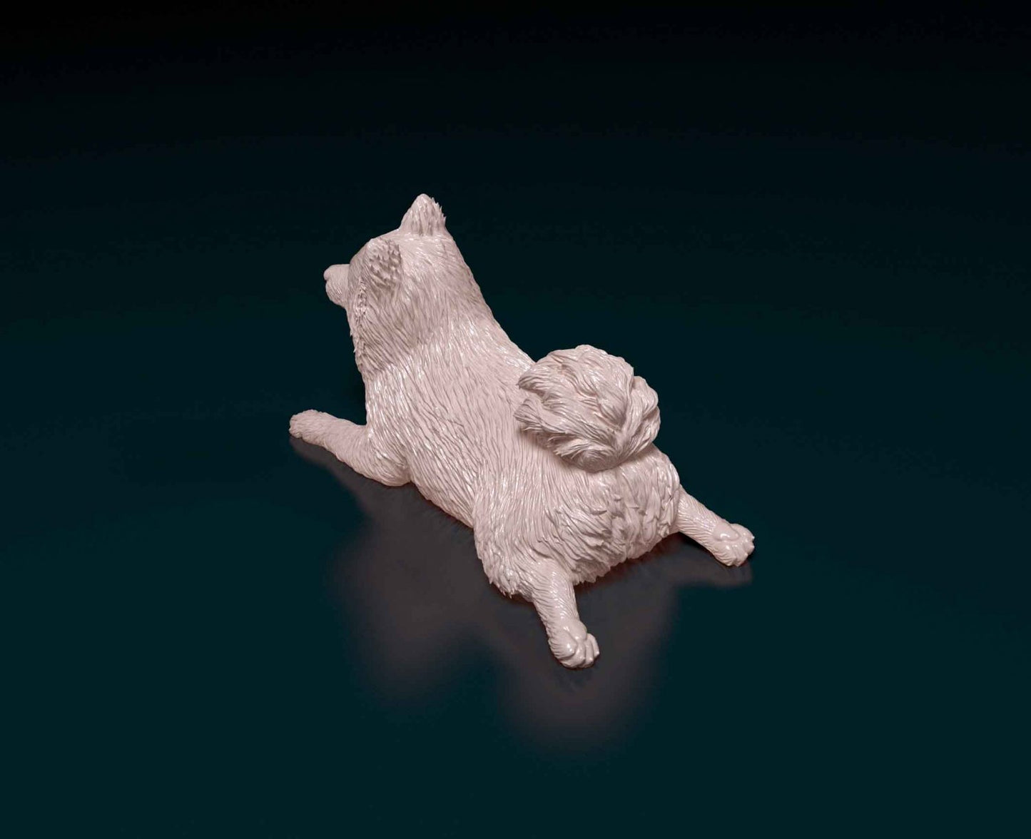 German spitz artist resin - white resin ready to prep / paint ALL SCALES