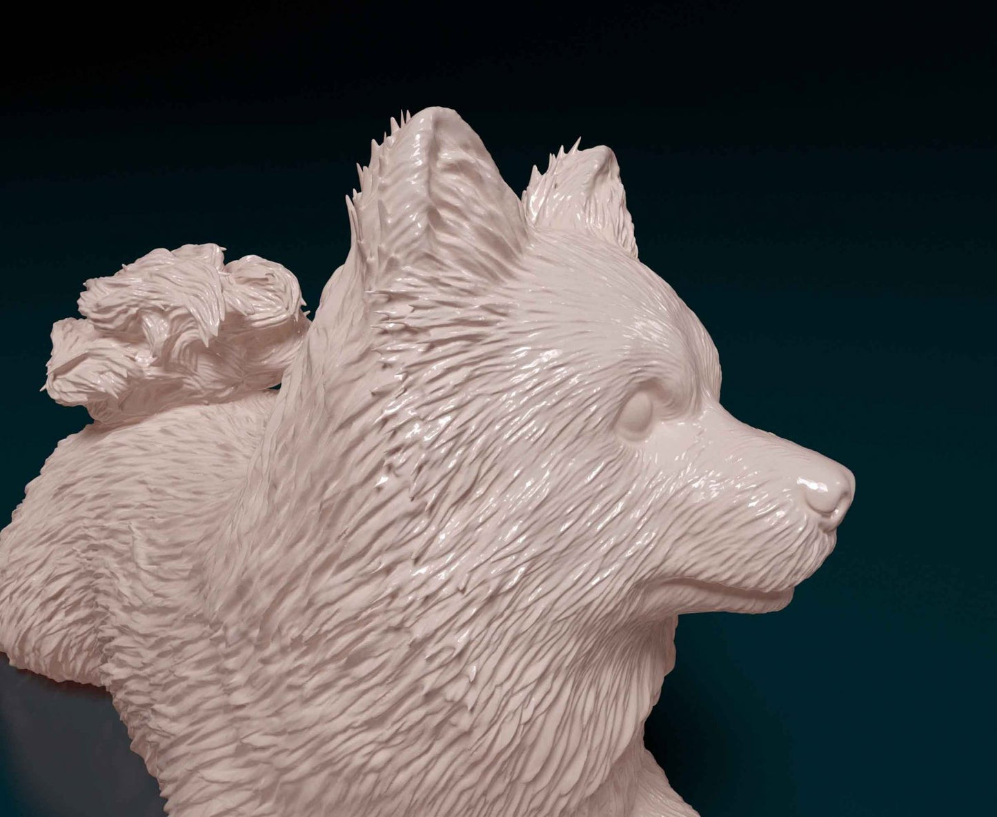 German spitz artist resin - white resin ready to prep / paint ALL SCALES