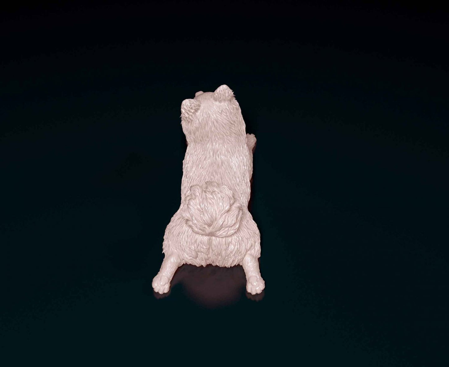 German spitz artist resin - white resin ready to prep / paint ALL SCALES