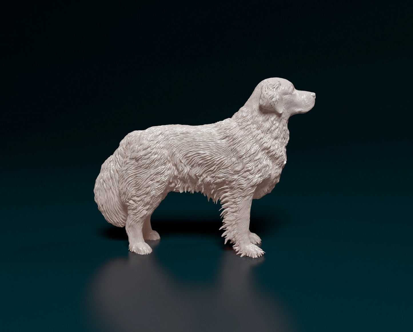 Golden Retriever artist resin - white resin ready to prep / paint ALL SCALES