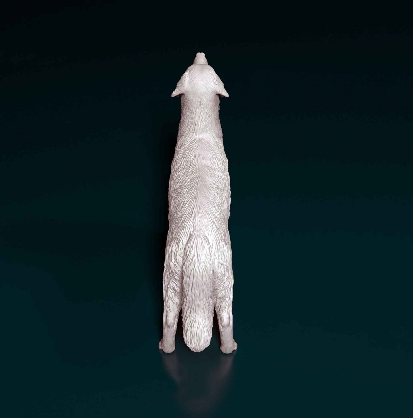 Golden Retriever artist resin - white resin ready to prep / paint ALL SCALES