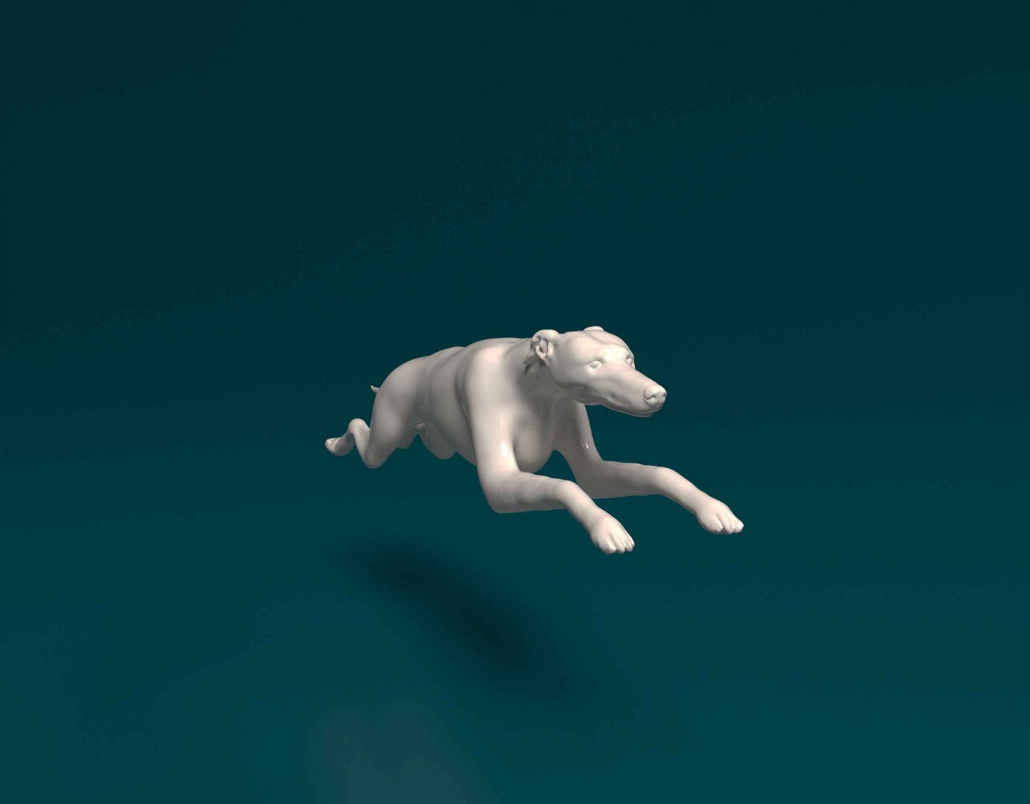 Greyhound artist resin - white resin ready to prep / paint ALL SCALES