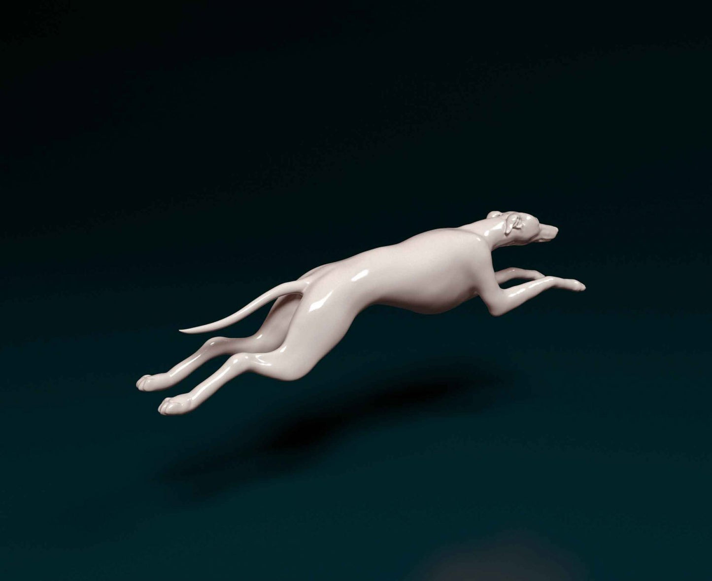 Greyhound artist resin - white resin ready to prep / paint ALL SCALES