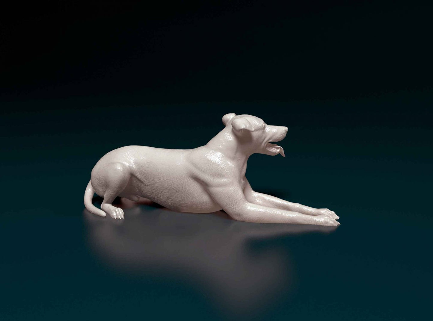 Greyhound artist resin - white resin ready to prep / paint ALL SCALES