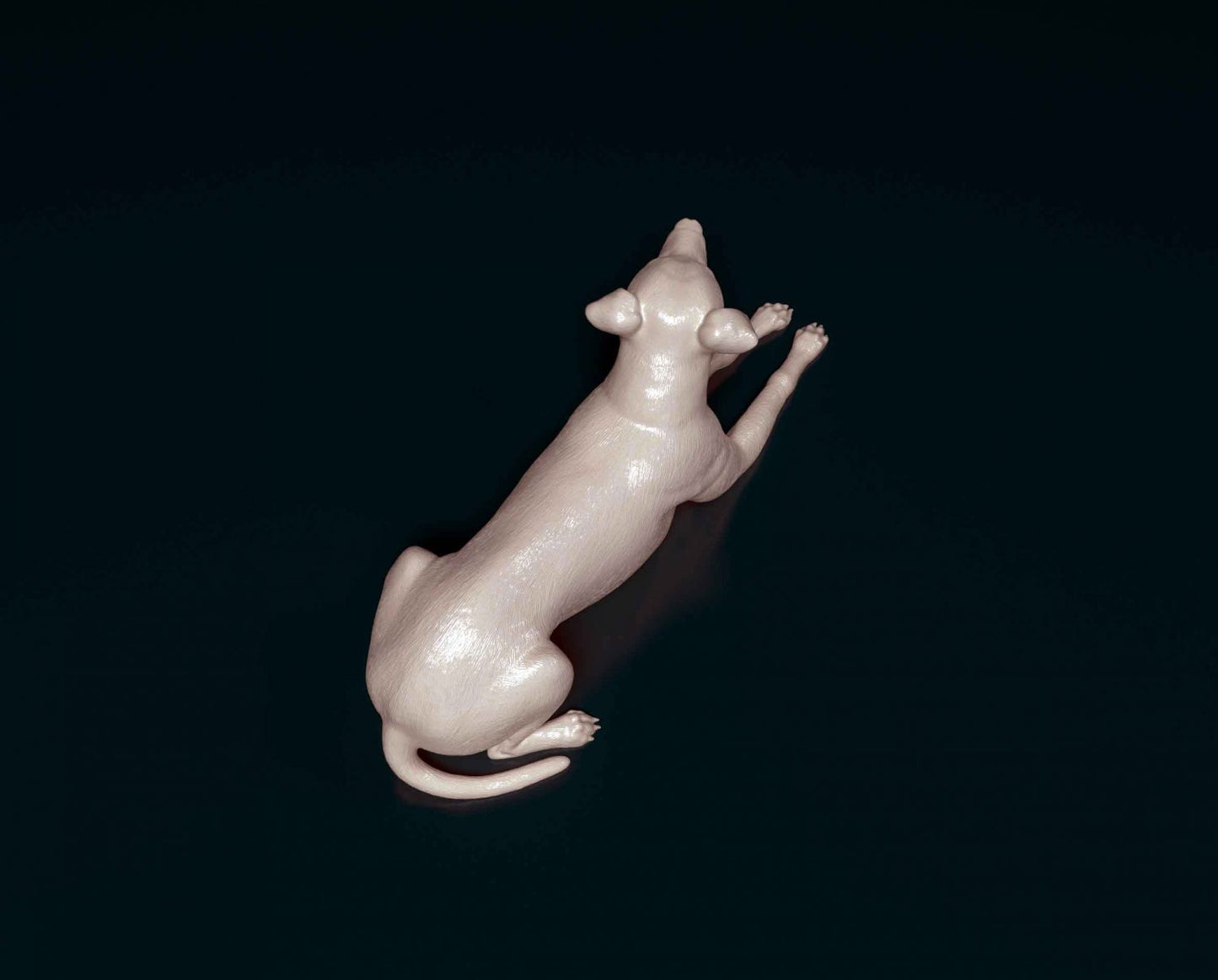 Greyhound artist resin - white resin ready to prep / paint ALL SCALES