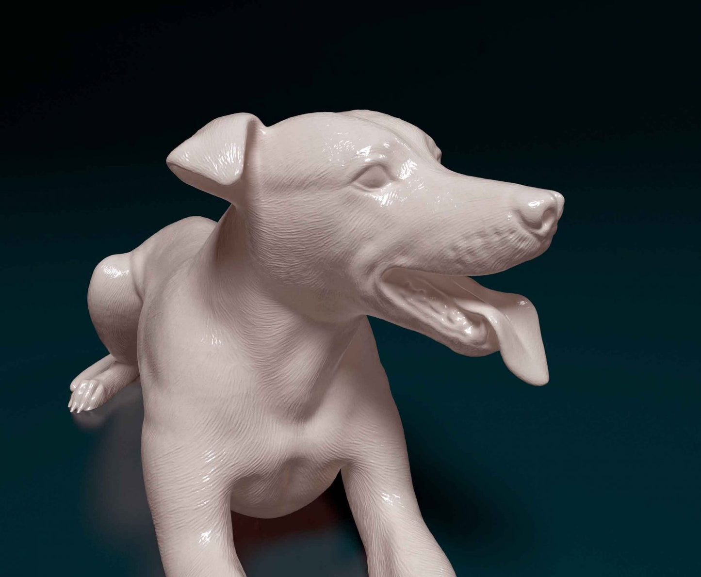 Greyhound artist resin - white resin ready to prep / paint ALL SCALES