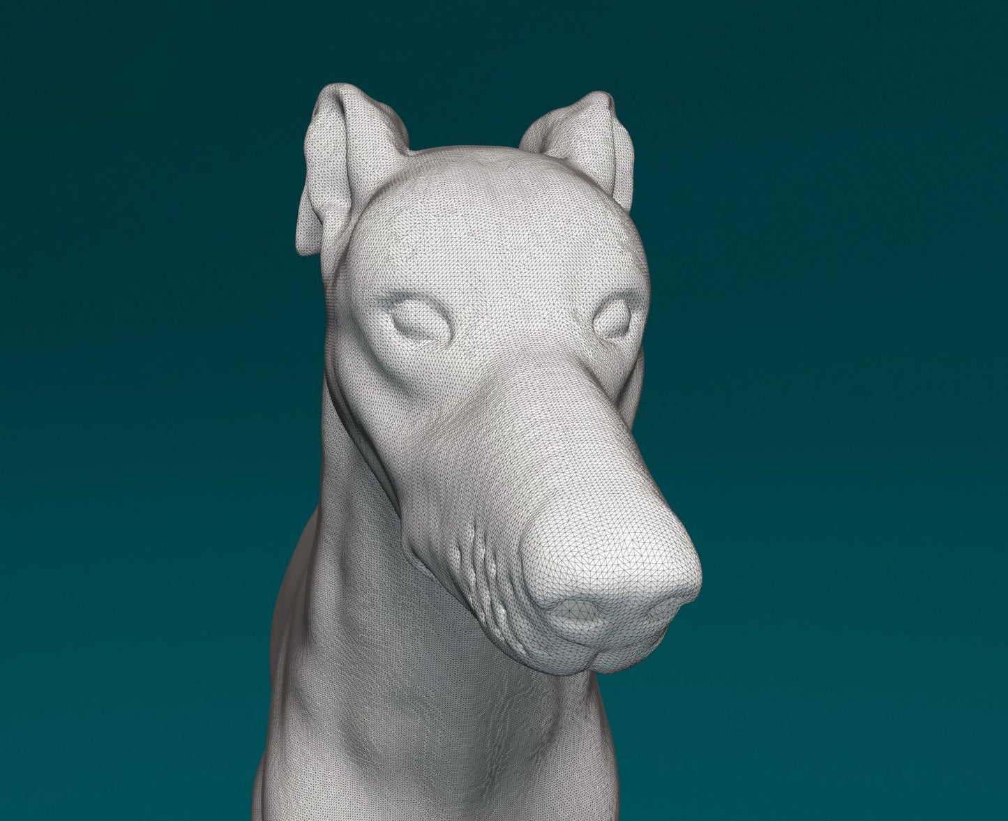 Greyhound artist resin - white resin ready to prep / paint ALL SCALES