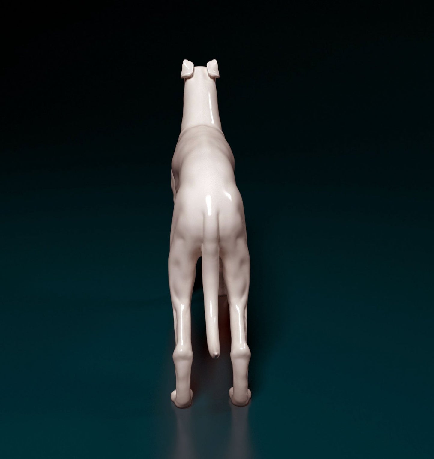 Greyhound artist resin - white resin ready to prep / paint ALL SCALES