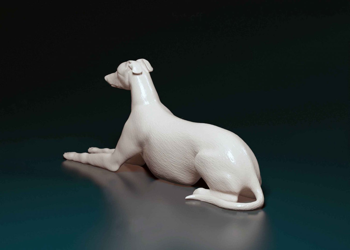 Greyhound artist resin - white resin ready to prep / paint ALL SCALES