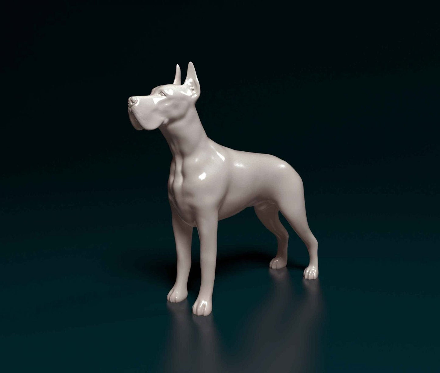 Great dane artist resin - white resin ready to prep / paint ALL SCALES