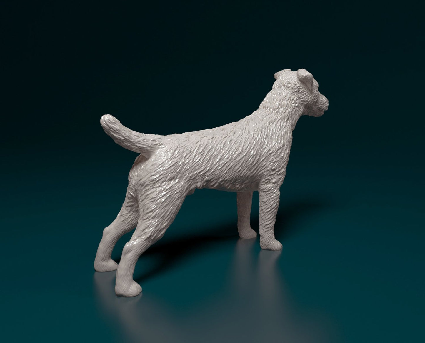jagdterrier artist resin - white resin ready to prep / paint ALL SCALES