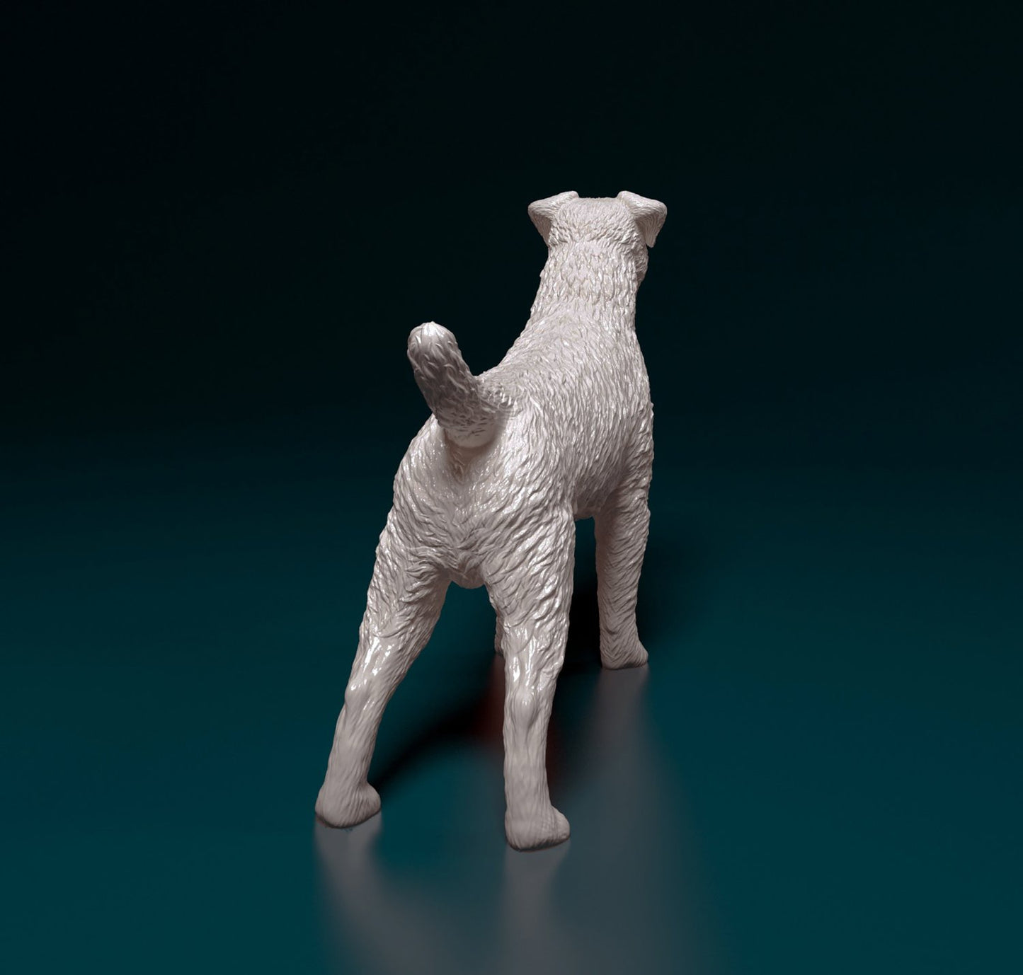 jagdterrier artist resin - white resin ready to prep / paint ALL SCALES