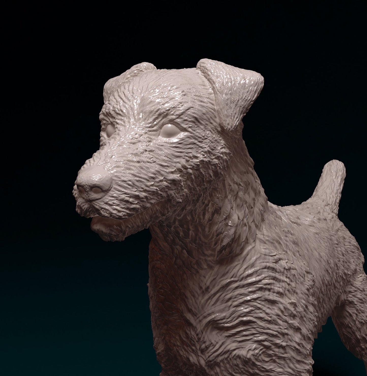 jagdterrier artist resin - white resin ready to prep / paint ALL SCALES