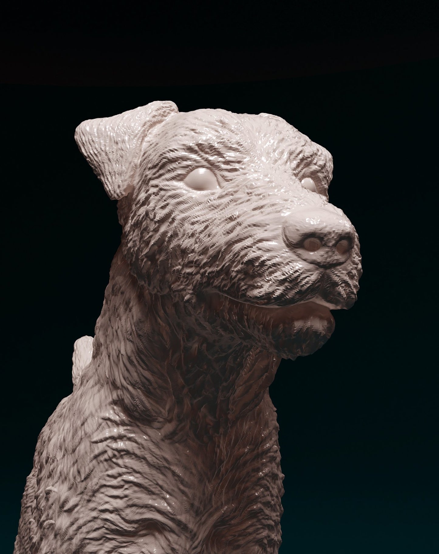 jagdterrier artist resin - white resin ready to prep / paint ALL SCALES
