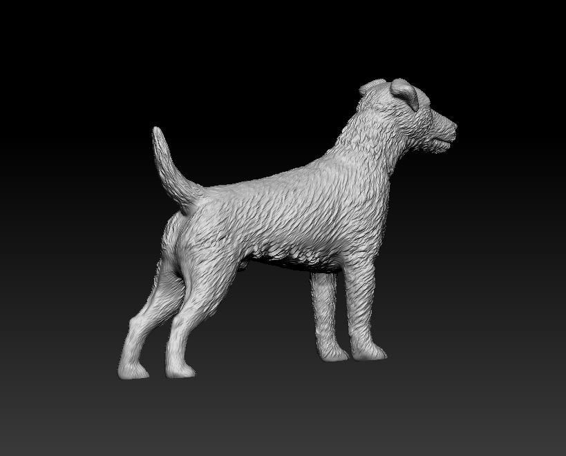jagdterrier artist resin - white resin ready to prep / paint ALL SCALES
