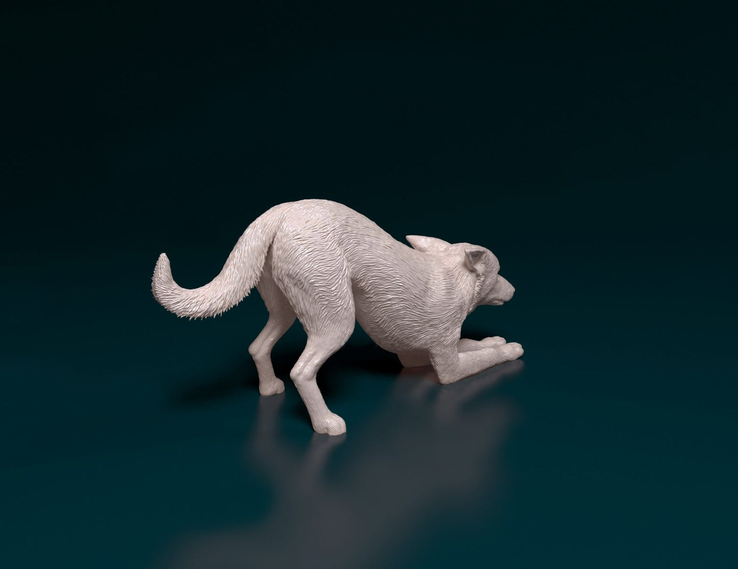 Kelpie 2 artist resin - white resin ready to prep / paint ALL SCALES