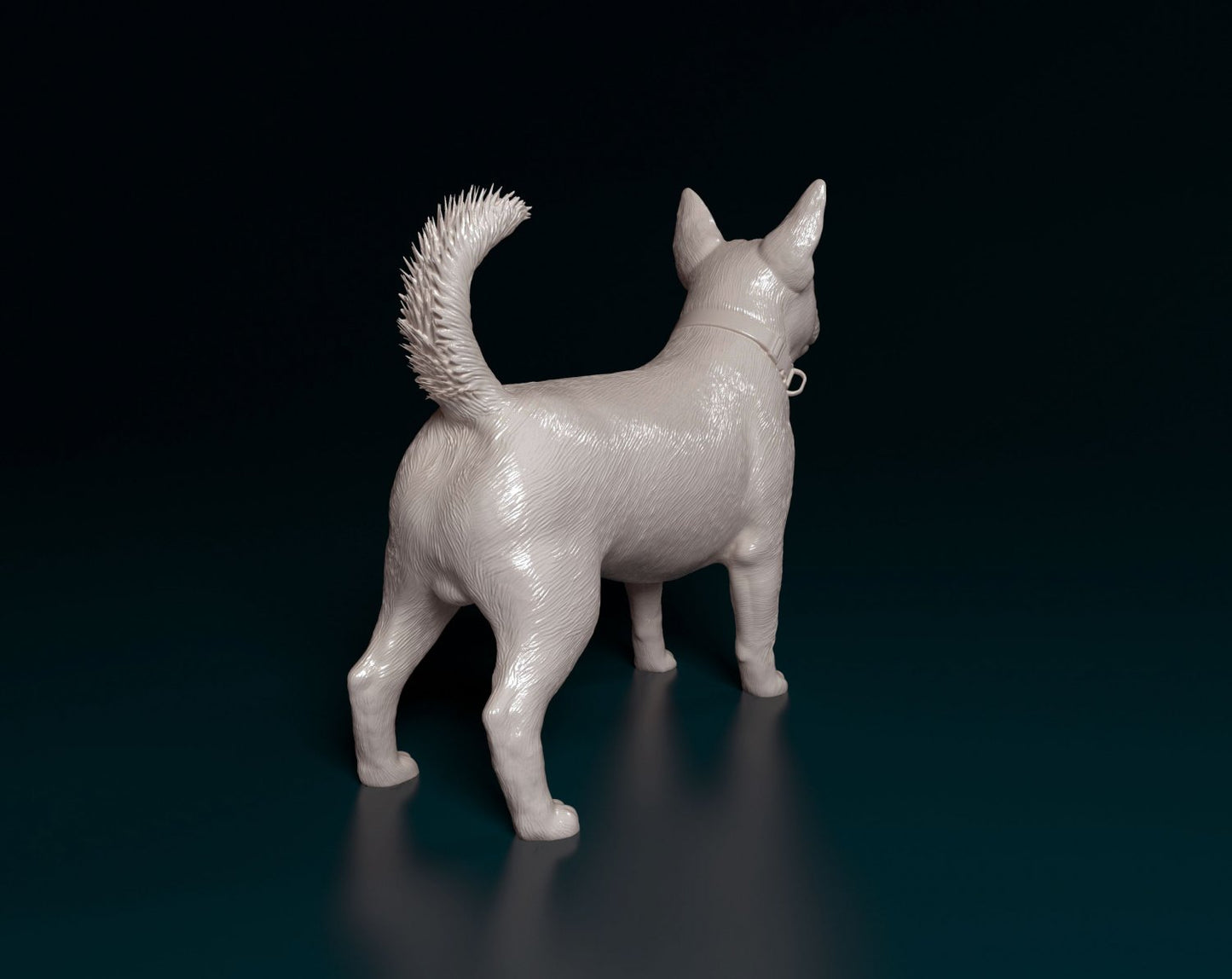 Lancashire heeler artist resin - white resin ready to prep / paint ALL SCALES