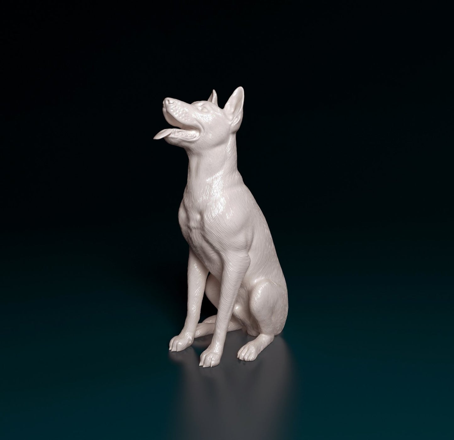Malinois artist resin - white resin ready to prep / paint ALL SCALES