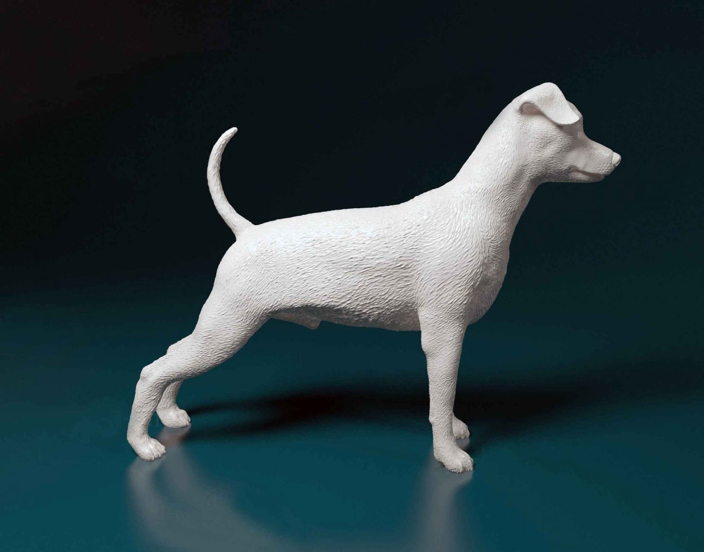 Minature Pinscher artist resin - white resin ready to prep / paint ALL SCALES