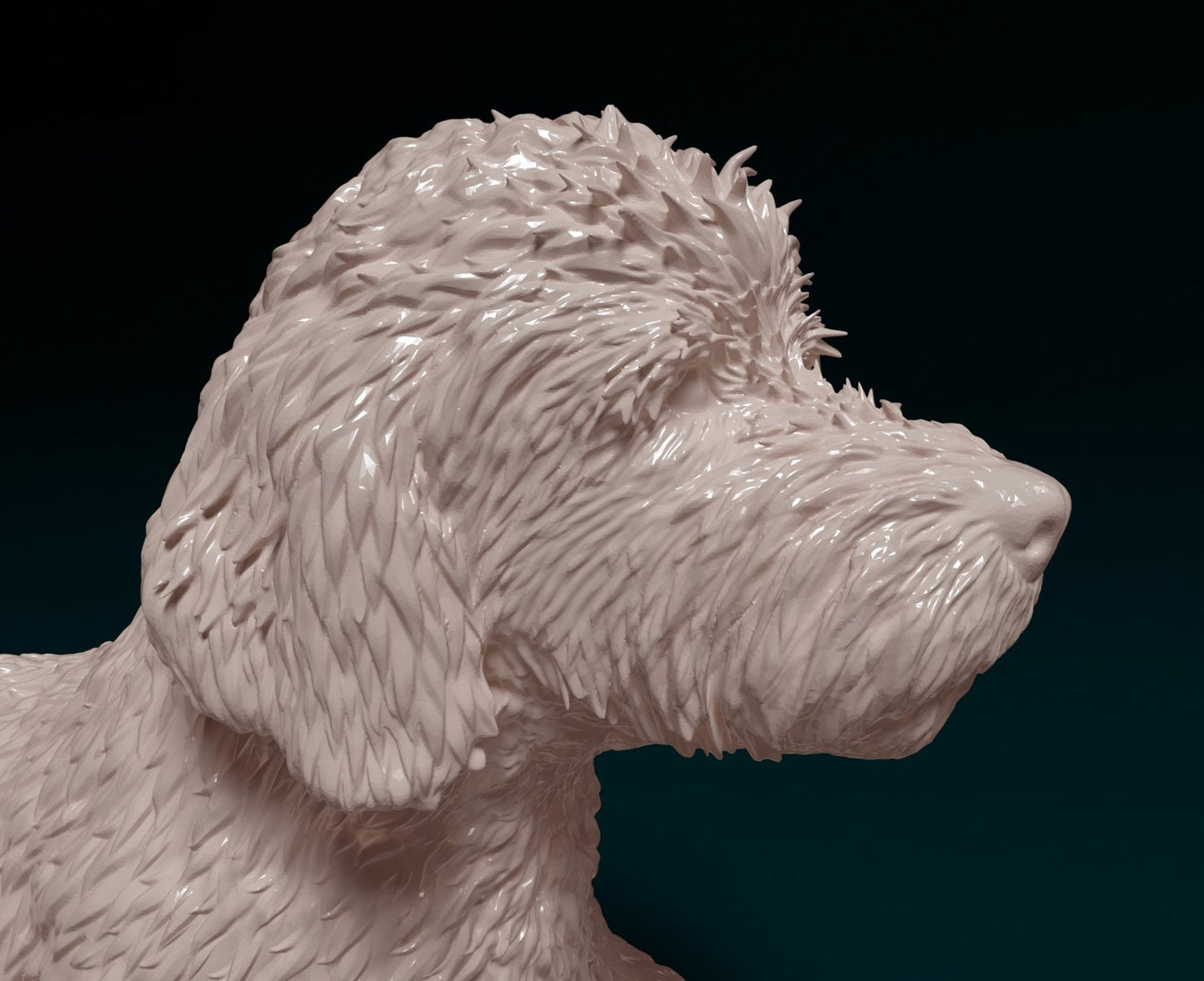 Old english sheepdog artist resin - white resin ready to prep / paint ALL SCALES