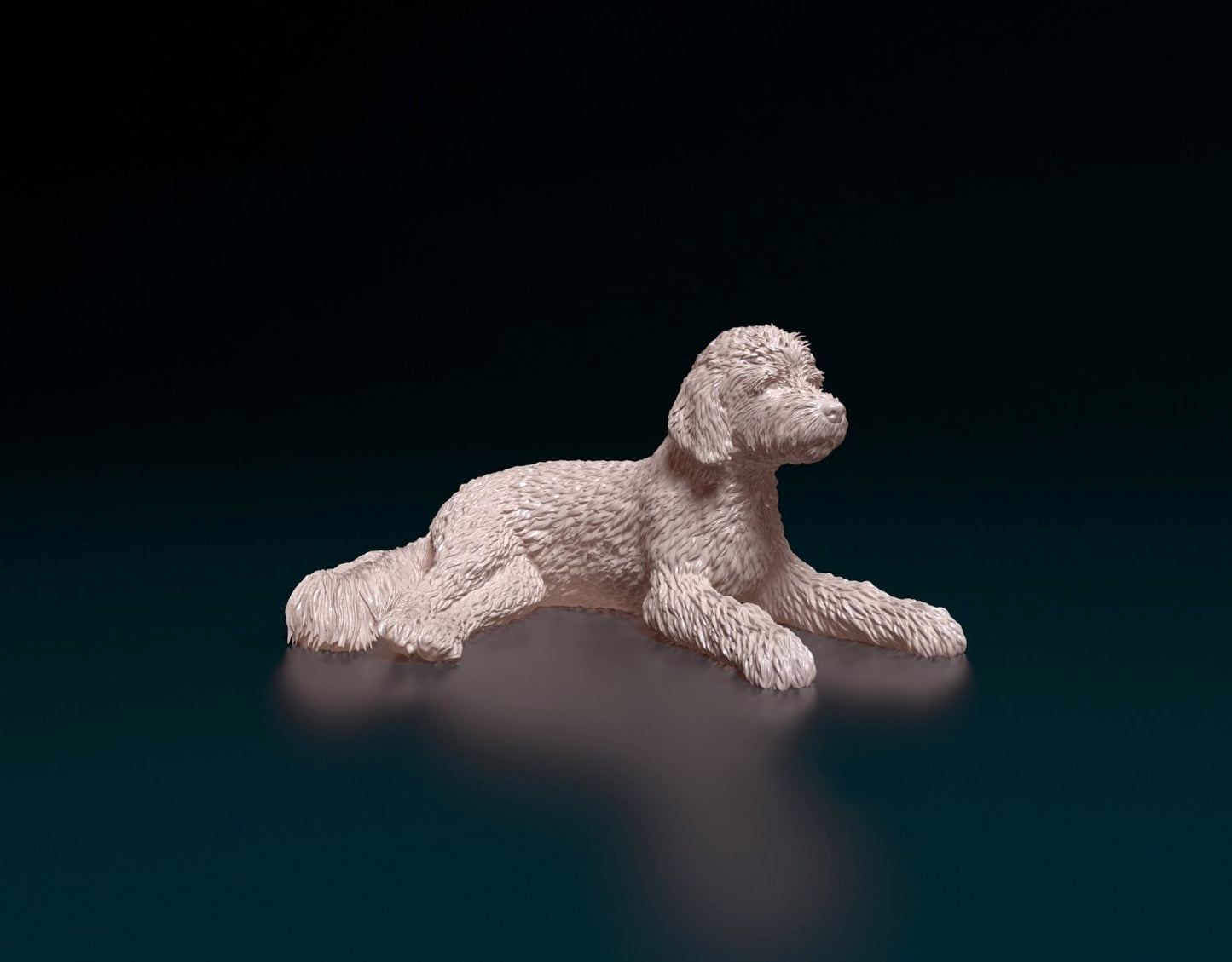 Old english sheepdog artist resin - white resin ready to prep / paint ALL SCALES