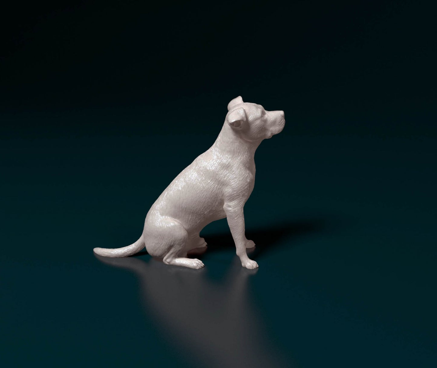 Pit bull artist resin - white resin ready to prep / paint ALL SCALES