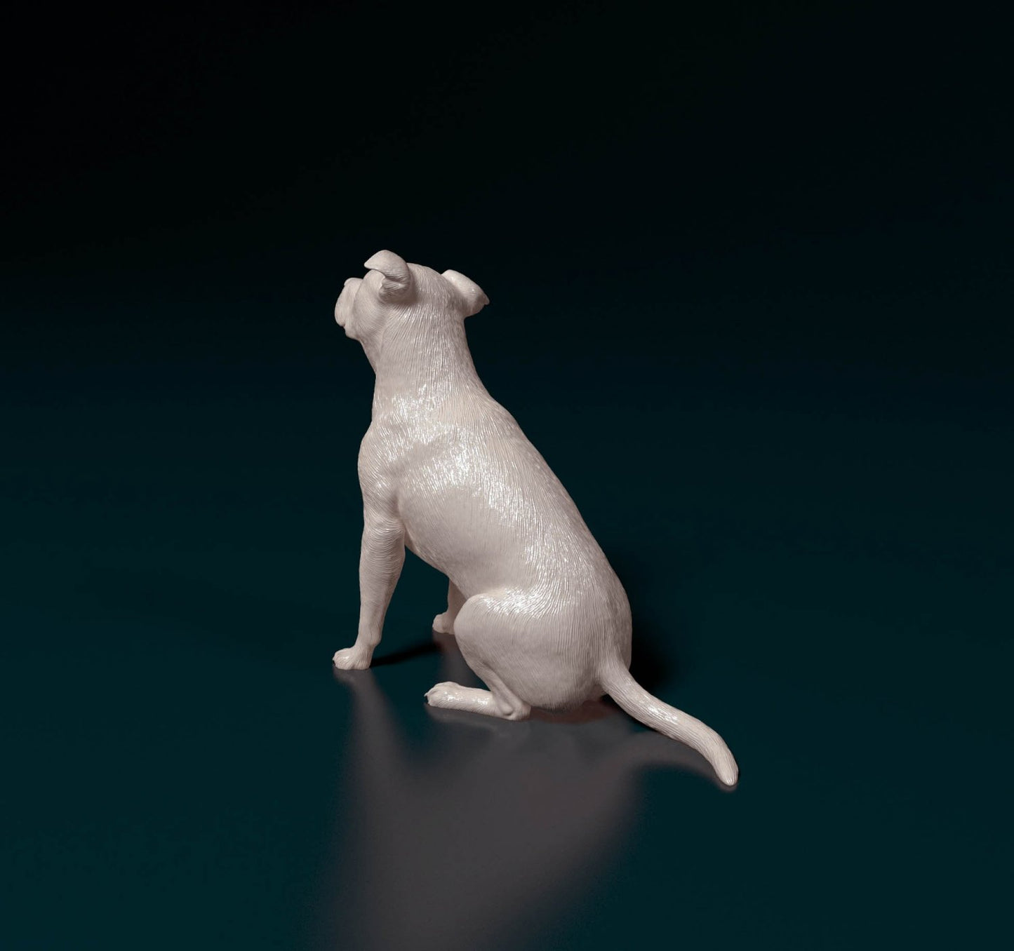 Pit bull artist resin - white resin ready to prep / paint ALL SCALES