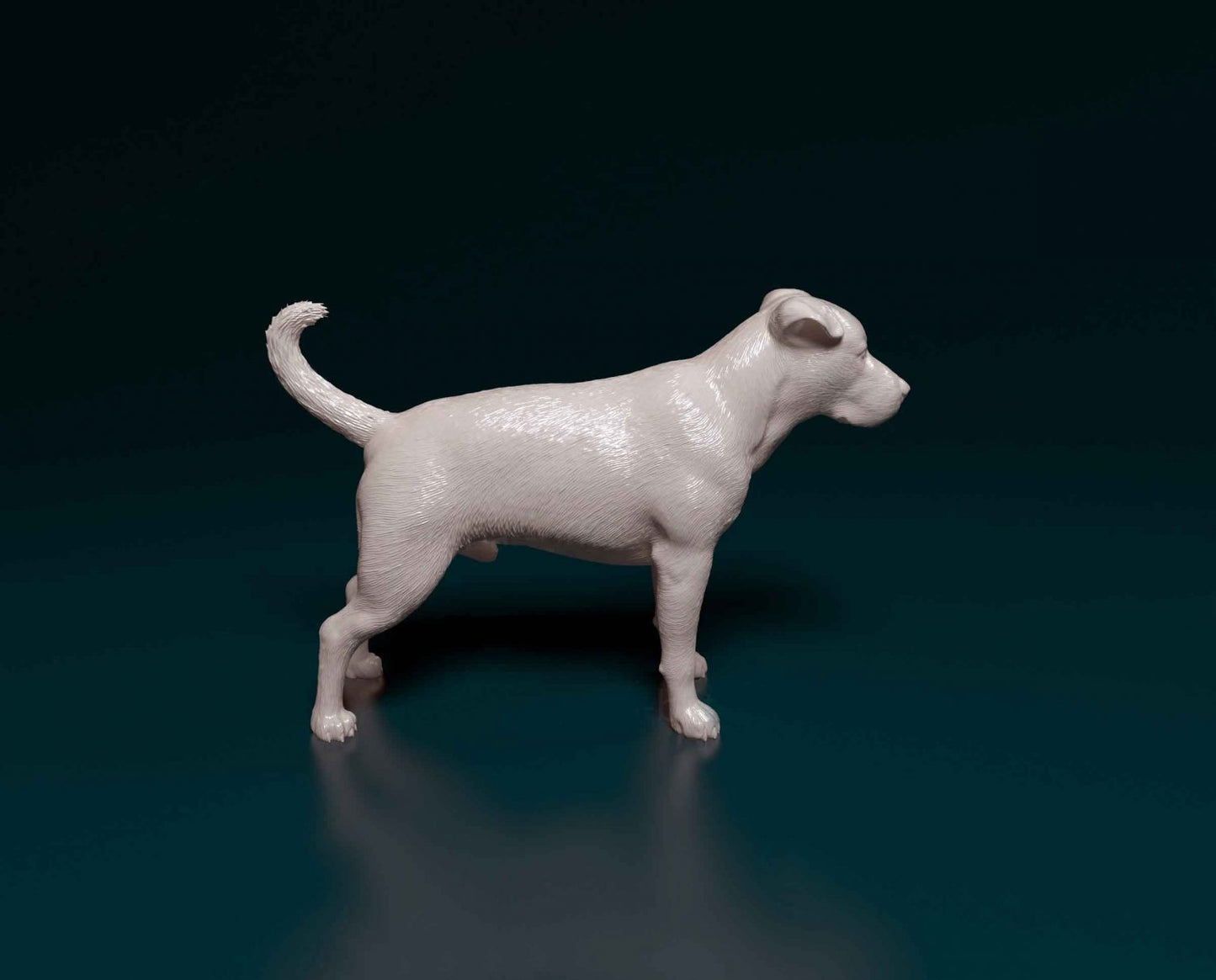 Pit bull artist resin - white resin ready to prep / paint ALL SCALES