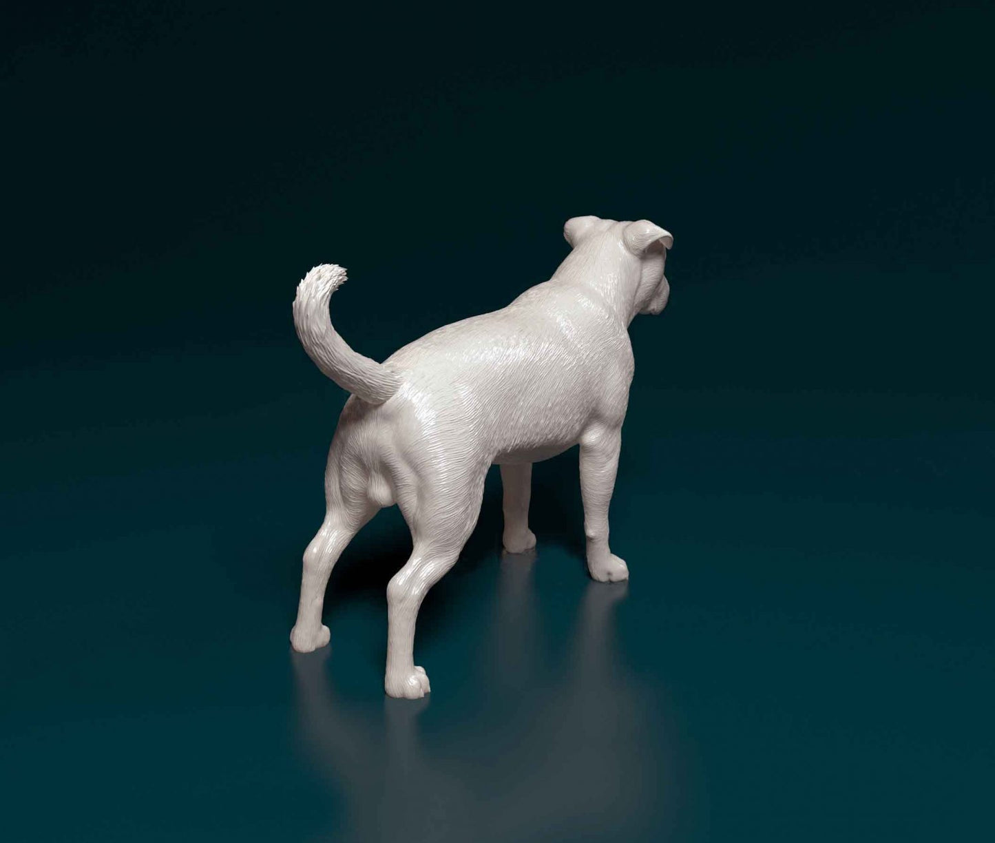 Pit bull artist resin - white resin ready to prep / paint ALL SCALES
