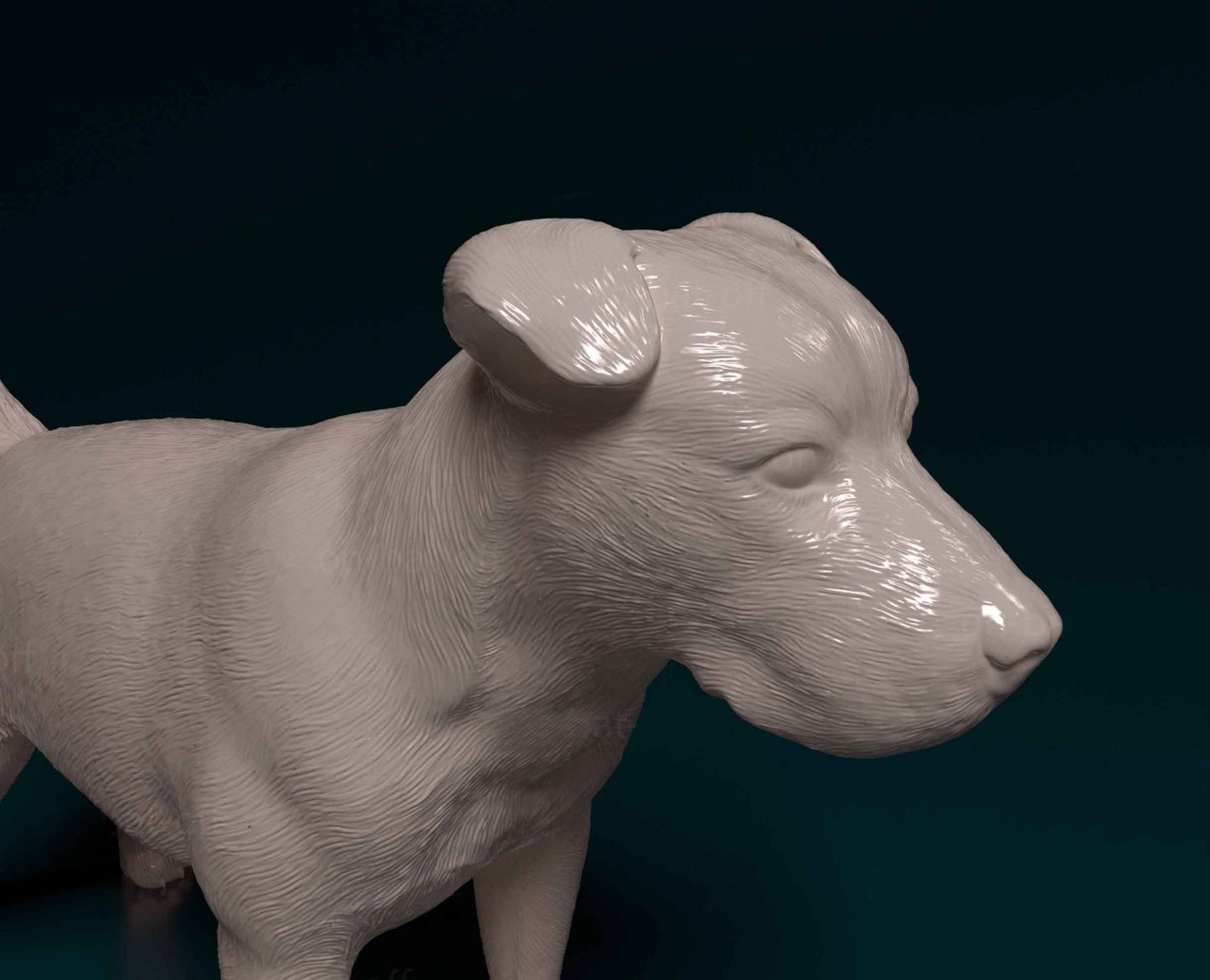 Pit bull artist resin - white resin ready to prep / paint ALL SCALES