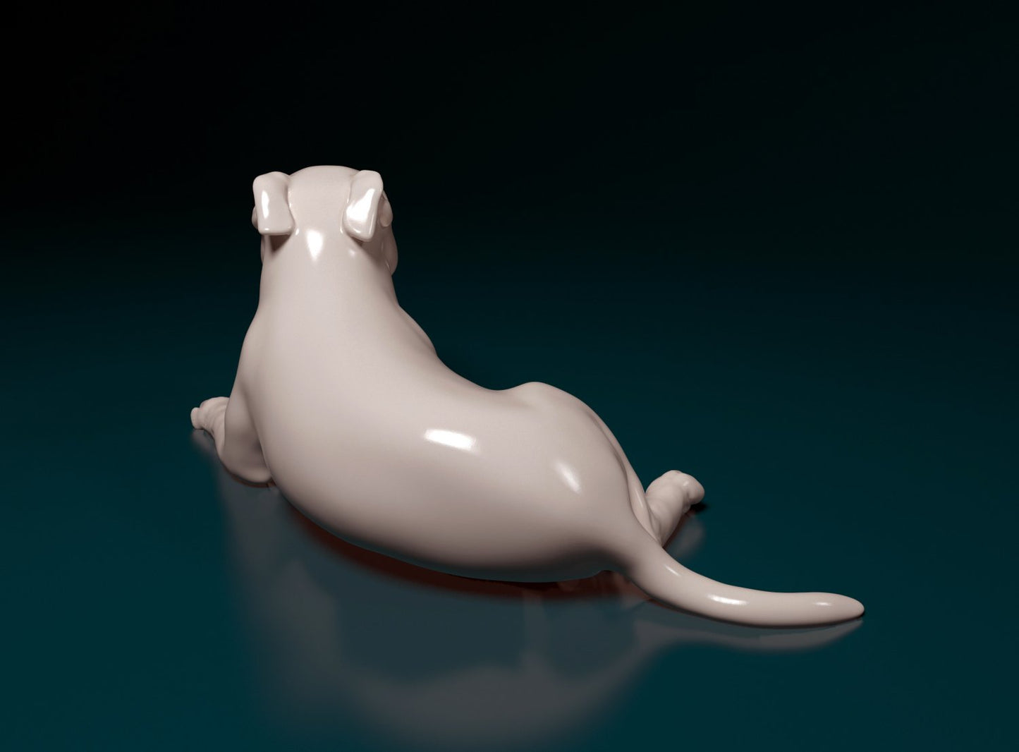 Pit bull artist resin - white resin ready to prep / paint ALL SCALES