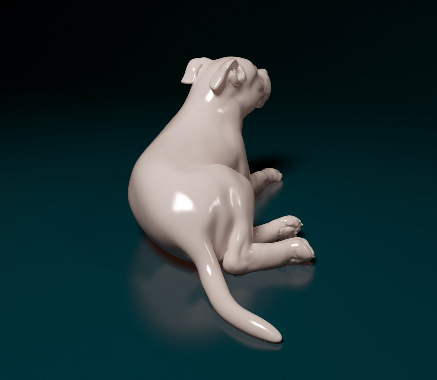 Pit bull artist resin - white resin ready to prep / paint ALL SCALES