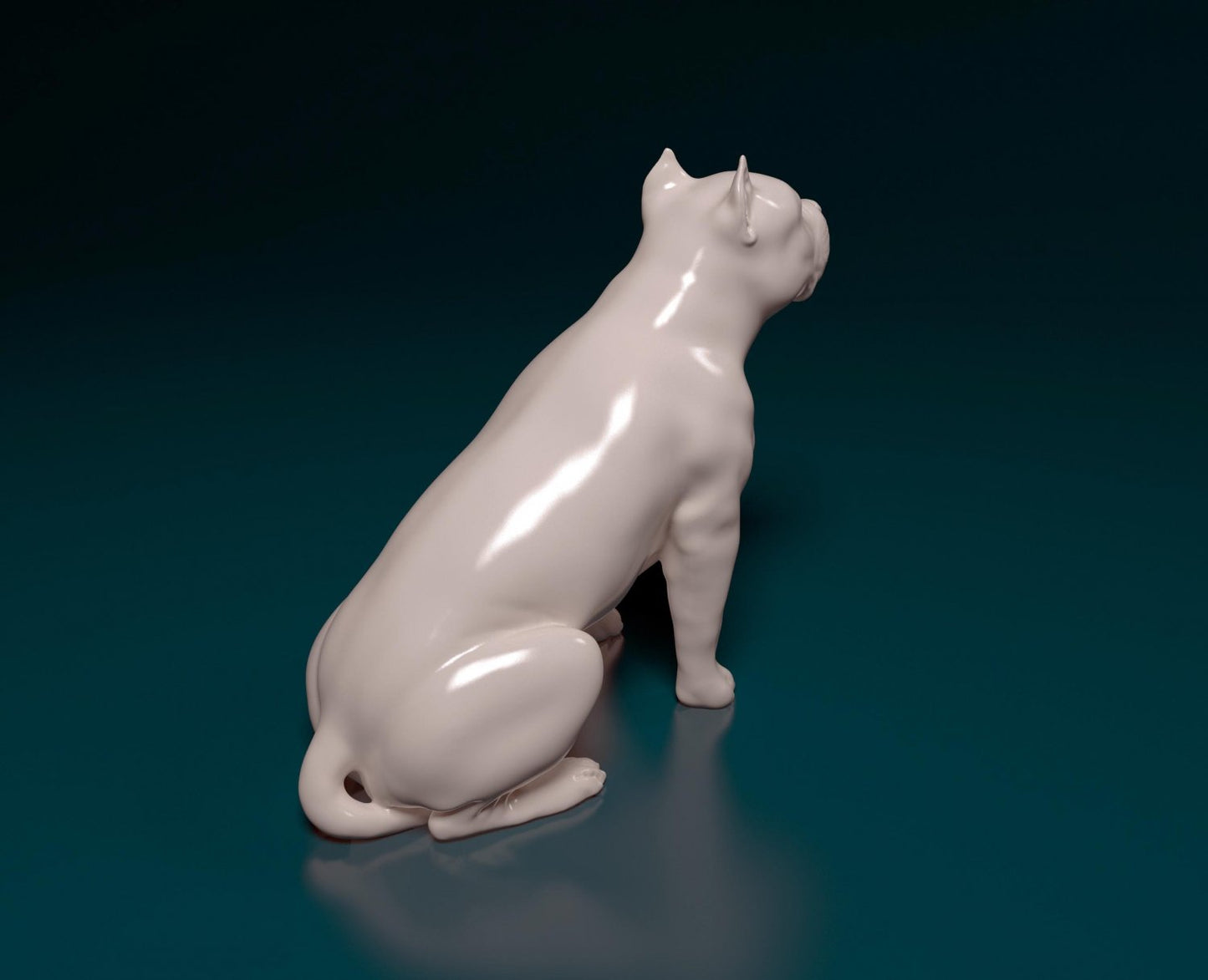 Pit bull artist resin - white resin ready to prep / paint ALL SCALES