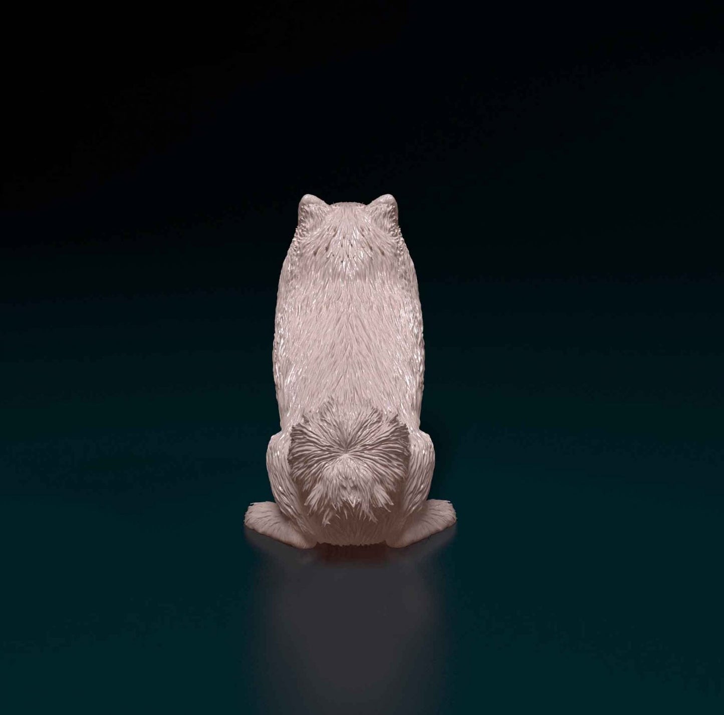 Pomeranian artist resin - white resin ready to prep / paint ALL SCALES
