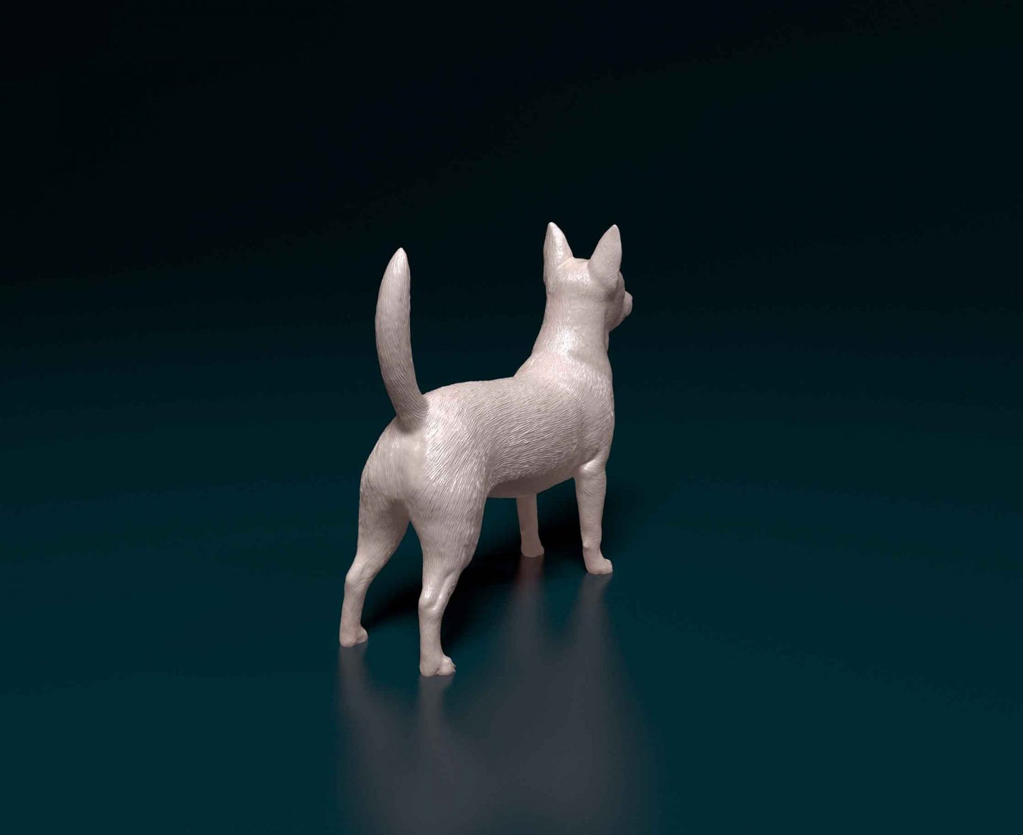 Portugese podengo artist resin - white resin ready to prep / paint ALL SCALES
