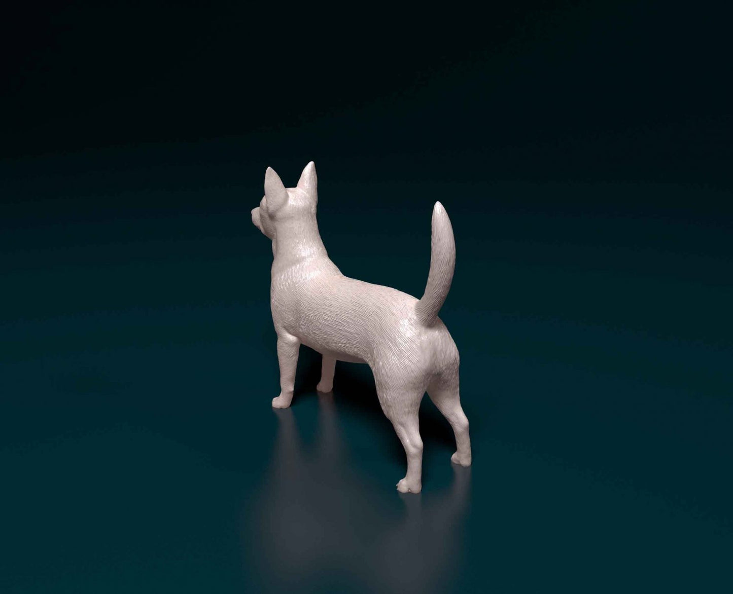 Portugese podengo artist resin - white resin ready to prep / paint ALL SCALES