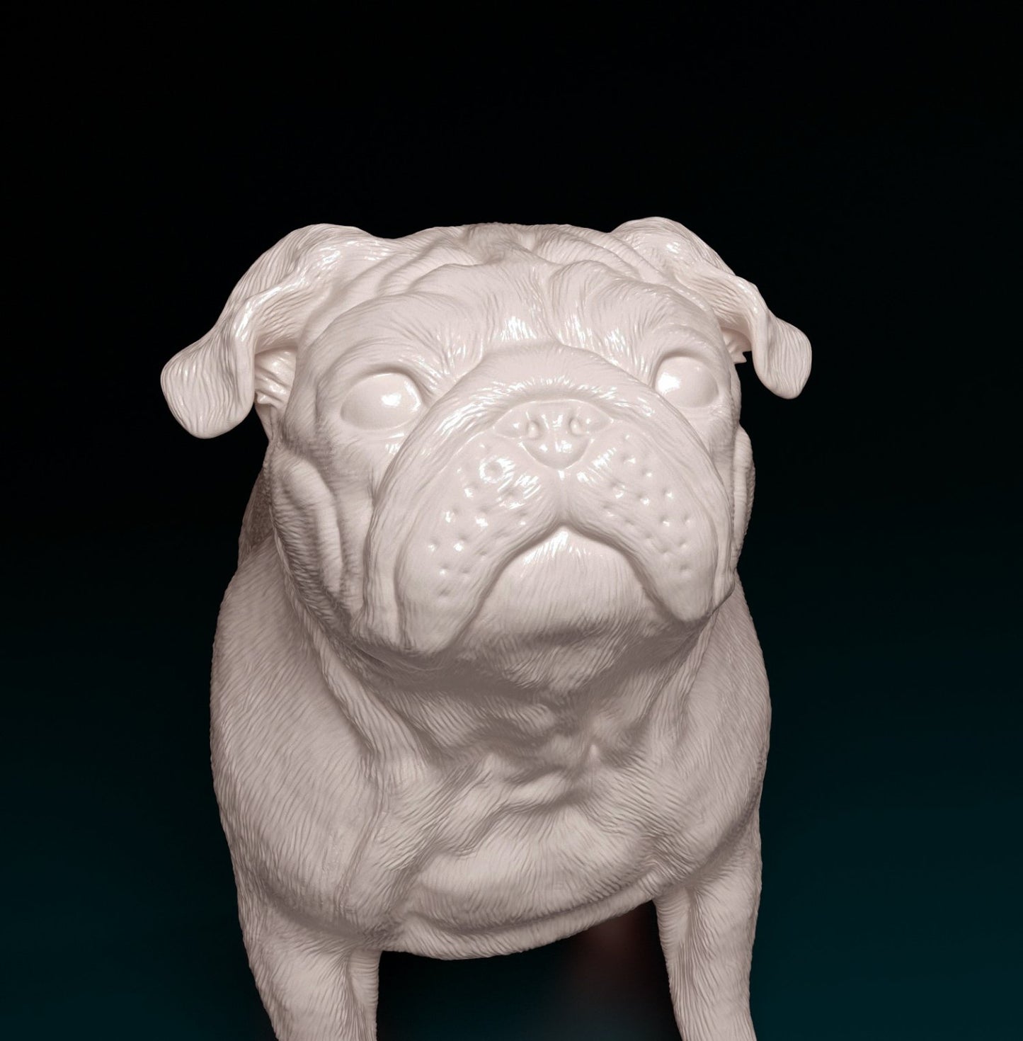 Pug artist resin - white resin ready to prep / paint ALL SCALES