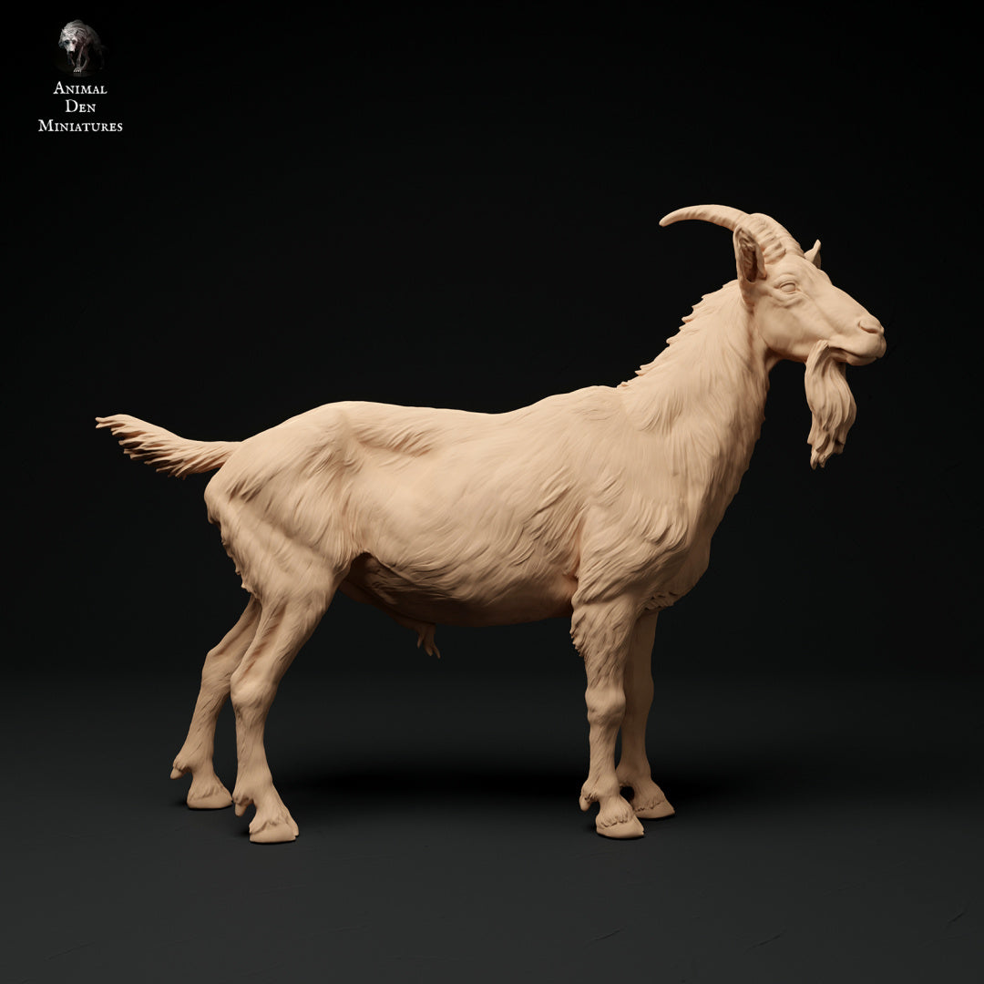 Alpine goat artist resin - white resin ready to prep / paint ALL SCALES