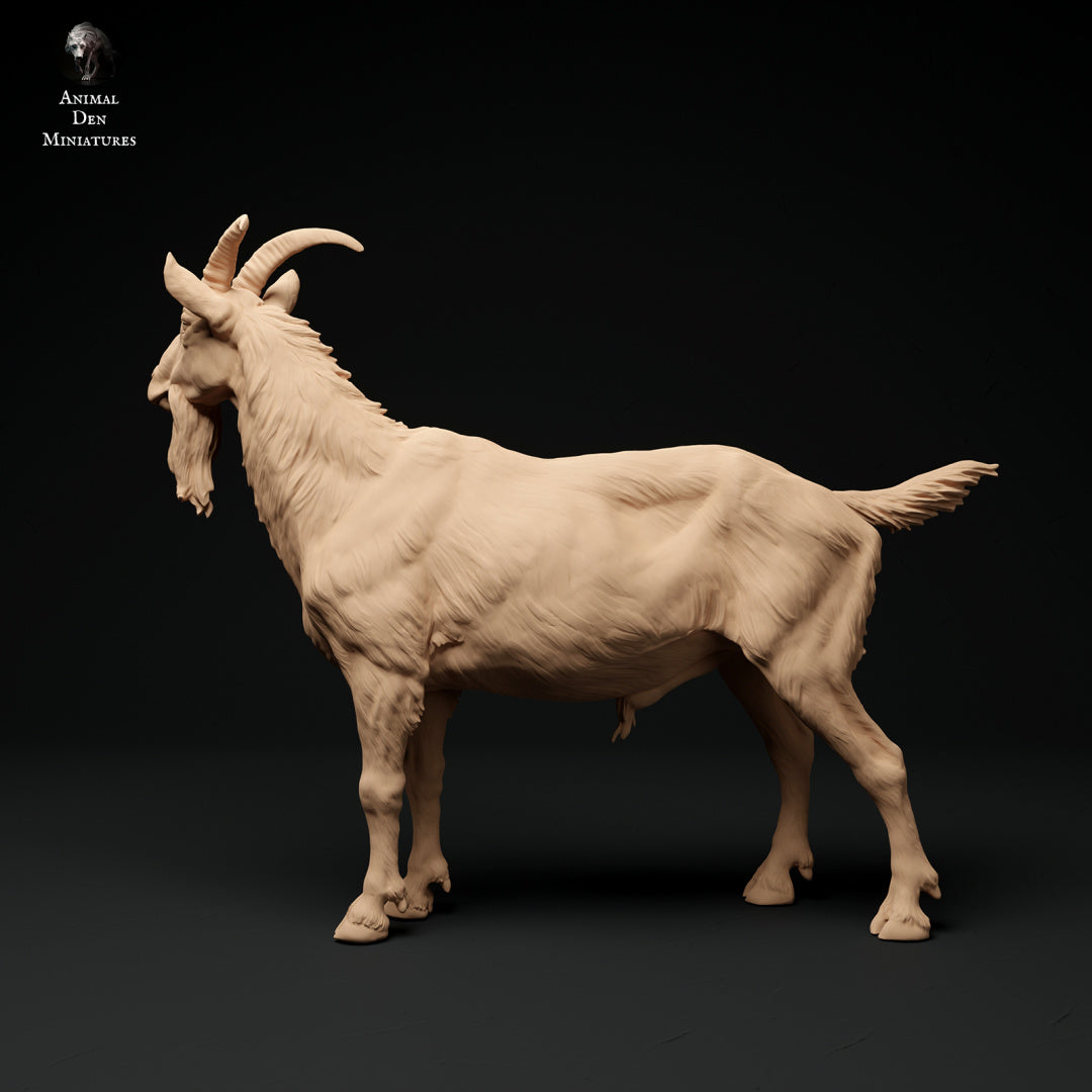Alpine goat artist resin - white resin ready to prep / paint ALL SCALES
