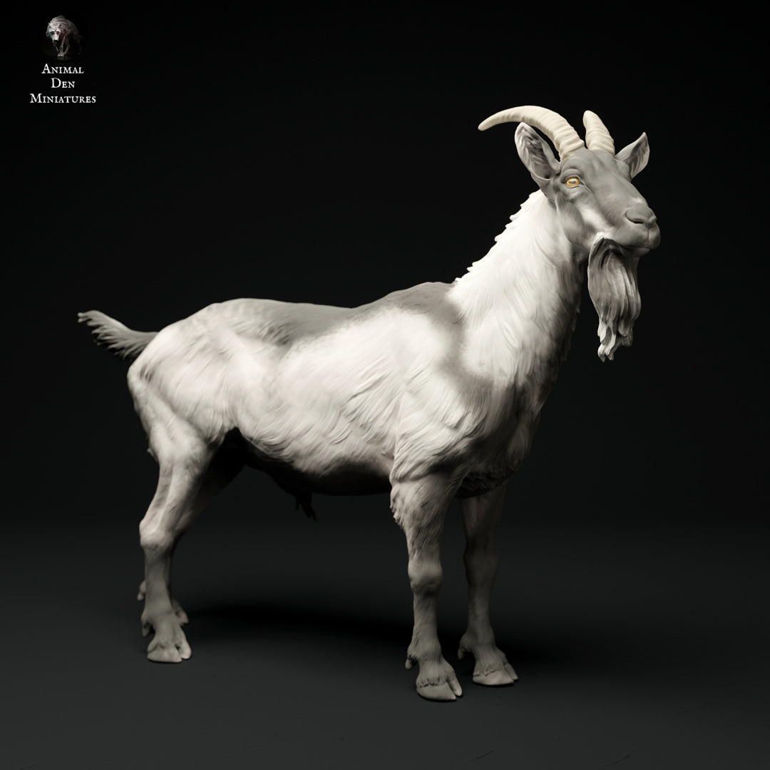 Alpine goat artist resin - white resin ready to prep / paint ALL SCALES
