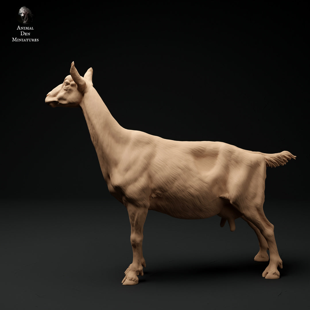 Alpine goat artist resin - white resin ready to prep / paint ALL SCALES