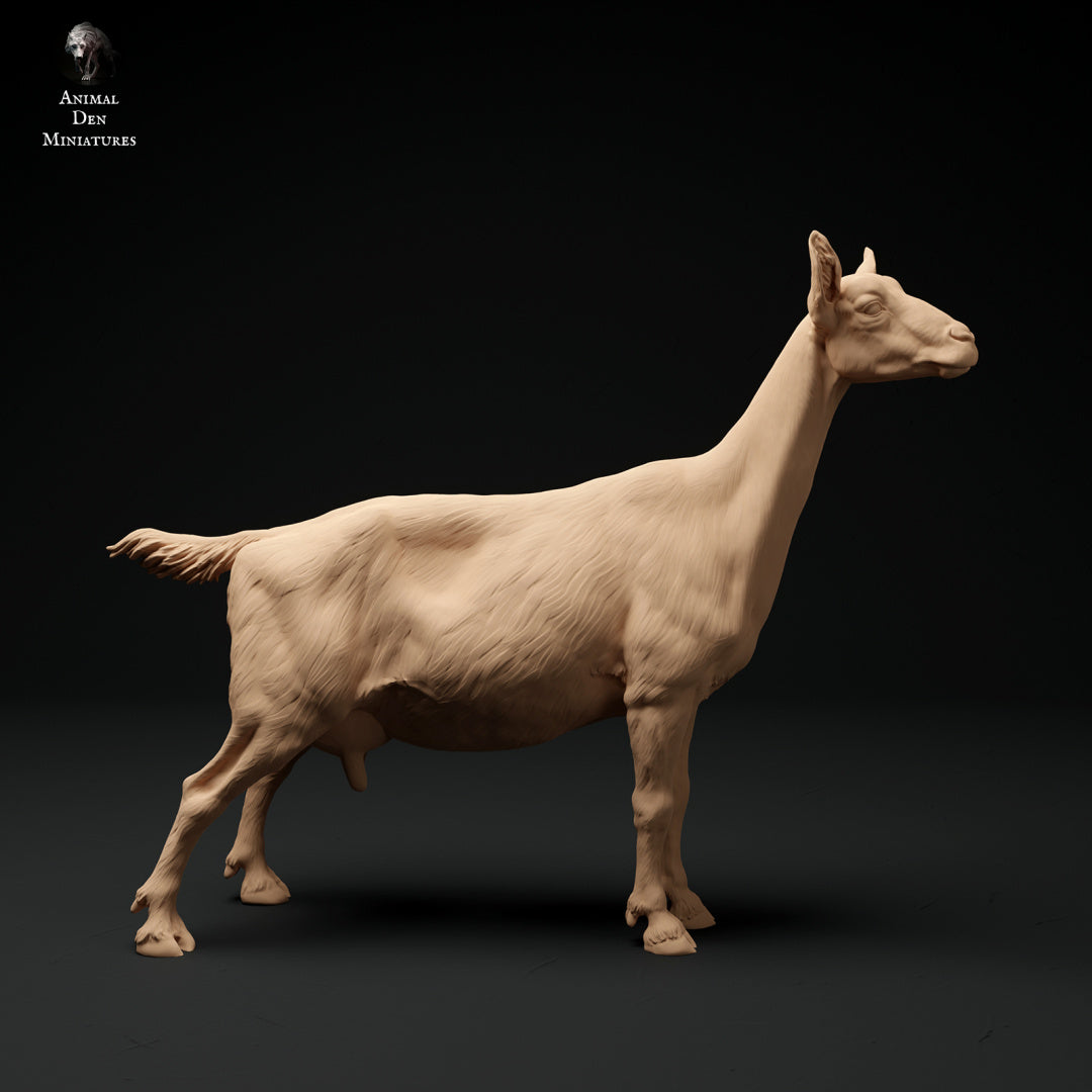 Alpine goat artist resin - white resin ready to prep / paint ALL SCALES