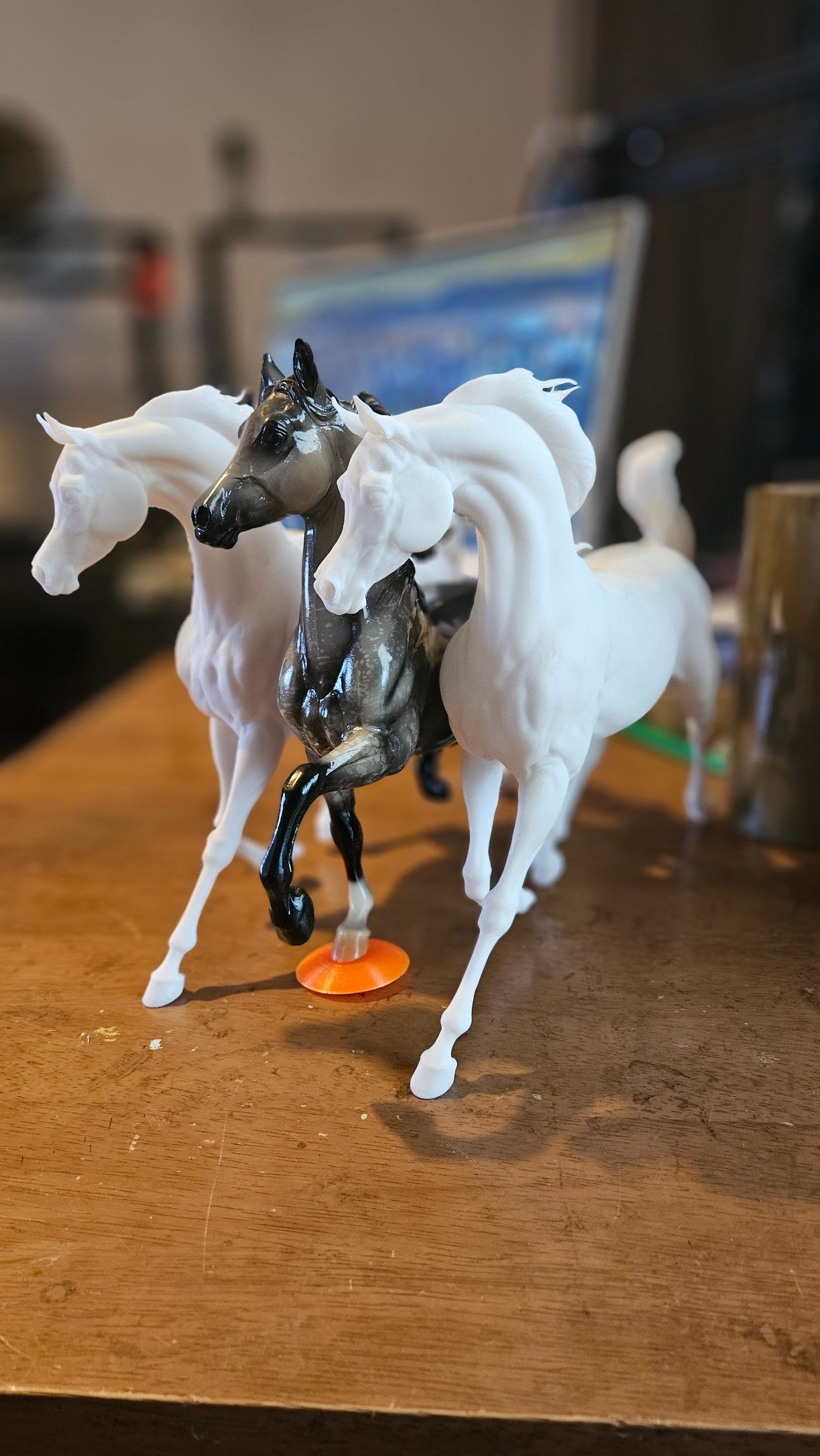 Rebellion - Prancing Arabian - white resin - ready to prep / paint - many options