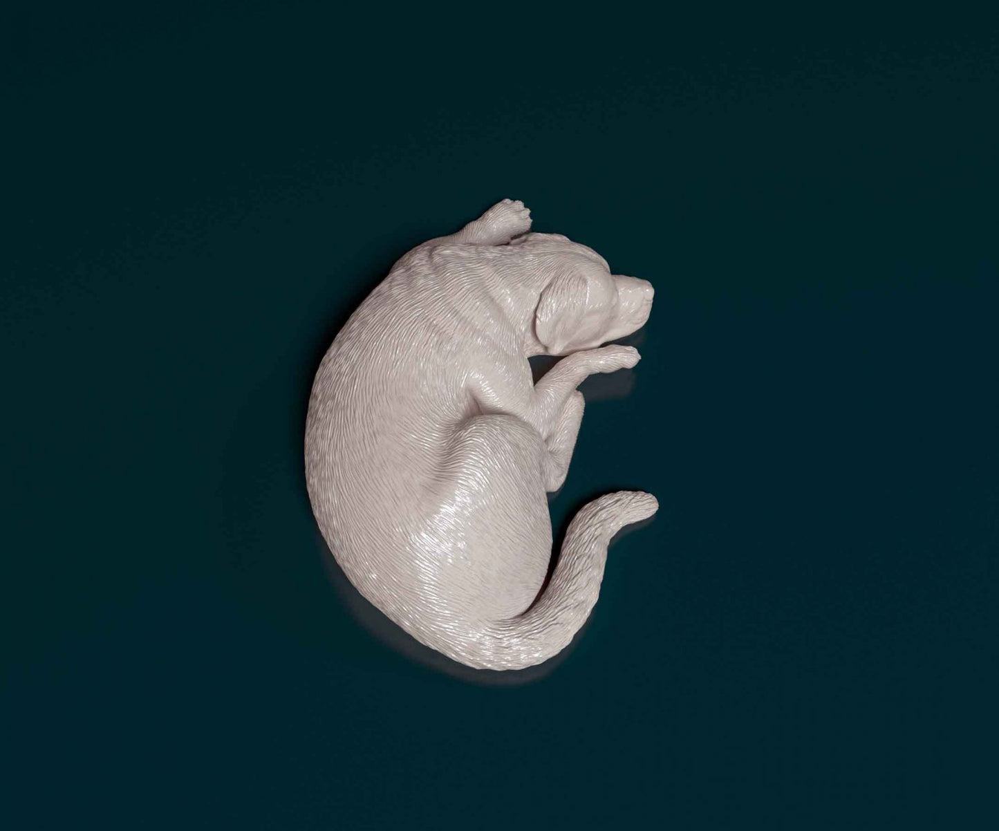 Rottweiler dog artist resin - white resin ready to prep / paint ALL SCALES