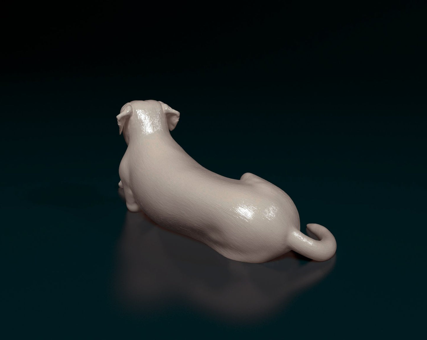Scott aemrican bulldog dog artist resin - white resin ready to prep / paint ALL SCALES