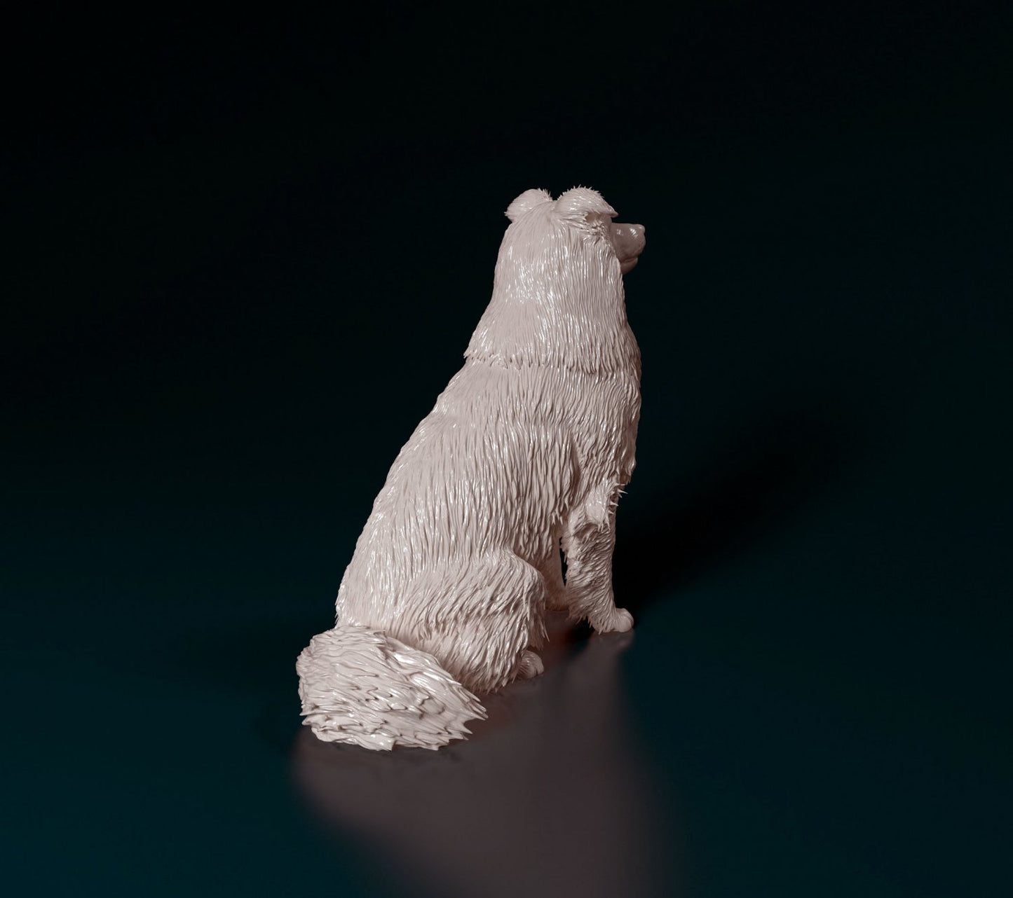 Sheltie dog artist resin - white resin ready to prep / paint ALL SCALES