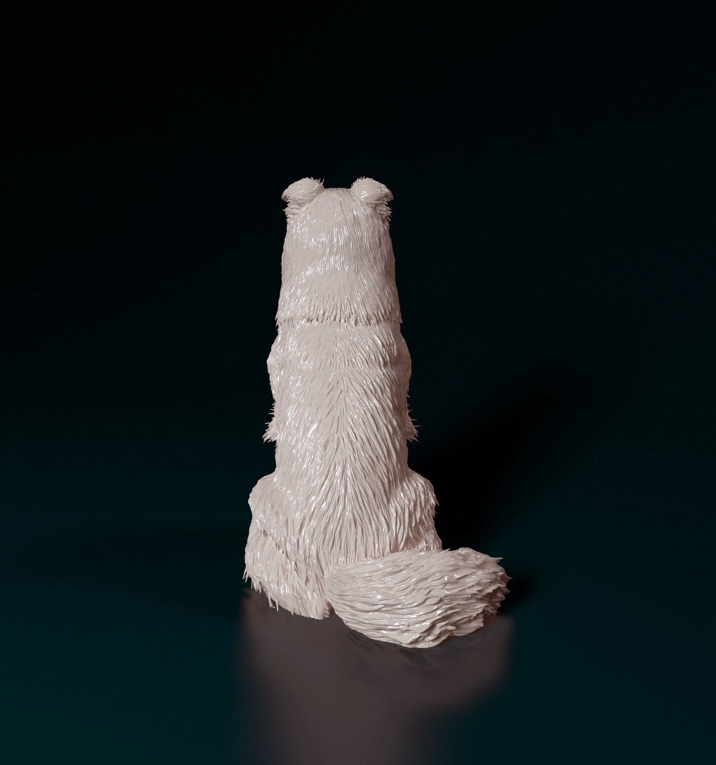 Sheltie dog artist resin - white resin ready to prep / paint ALL SCALES